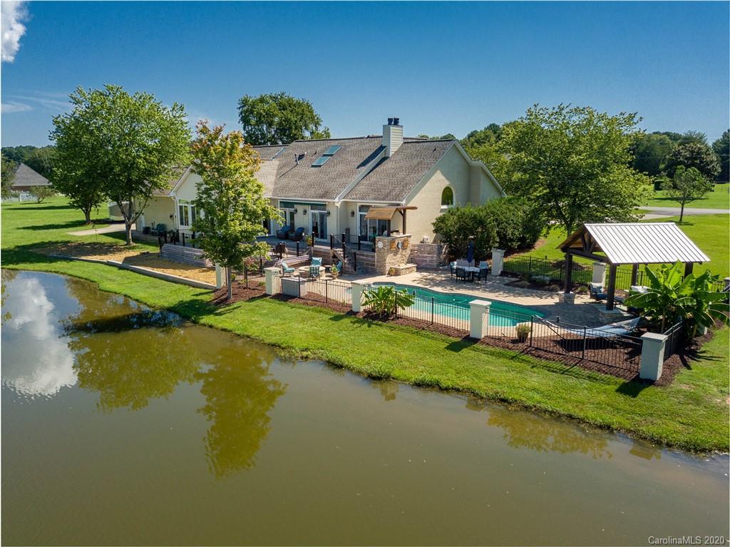 231 Pennington Road Rock Hill, SC 29732 - Photo 3 of 46 an aerial view of a house with swimming pool patio and outdoor seating