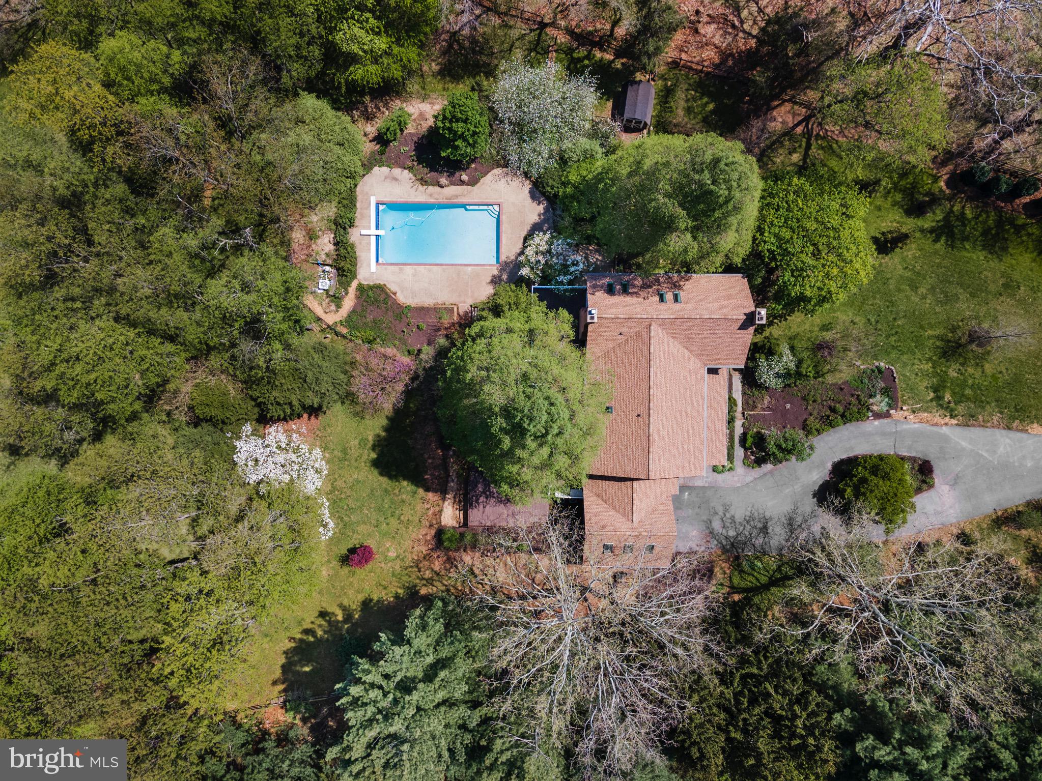 Aerial View of 3.2 Acre Lot