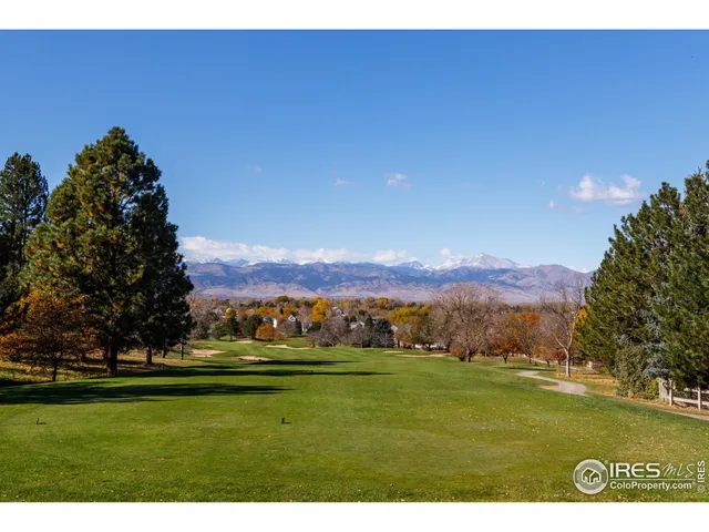 a view of grassy field with mountain