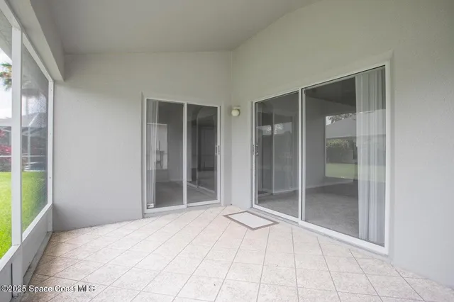 an empty room with window