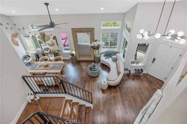 a view of a terrace with chairs