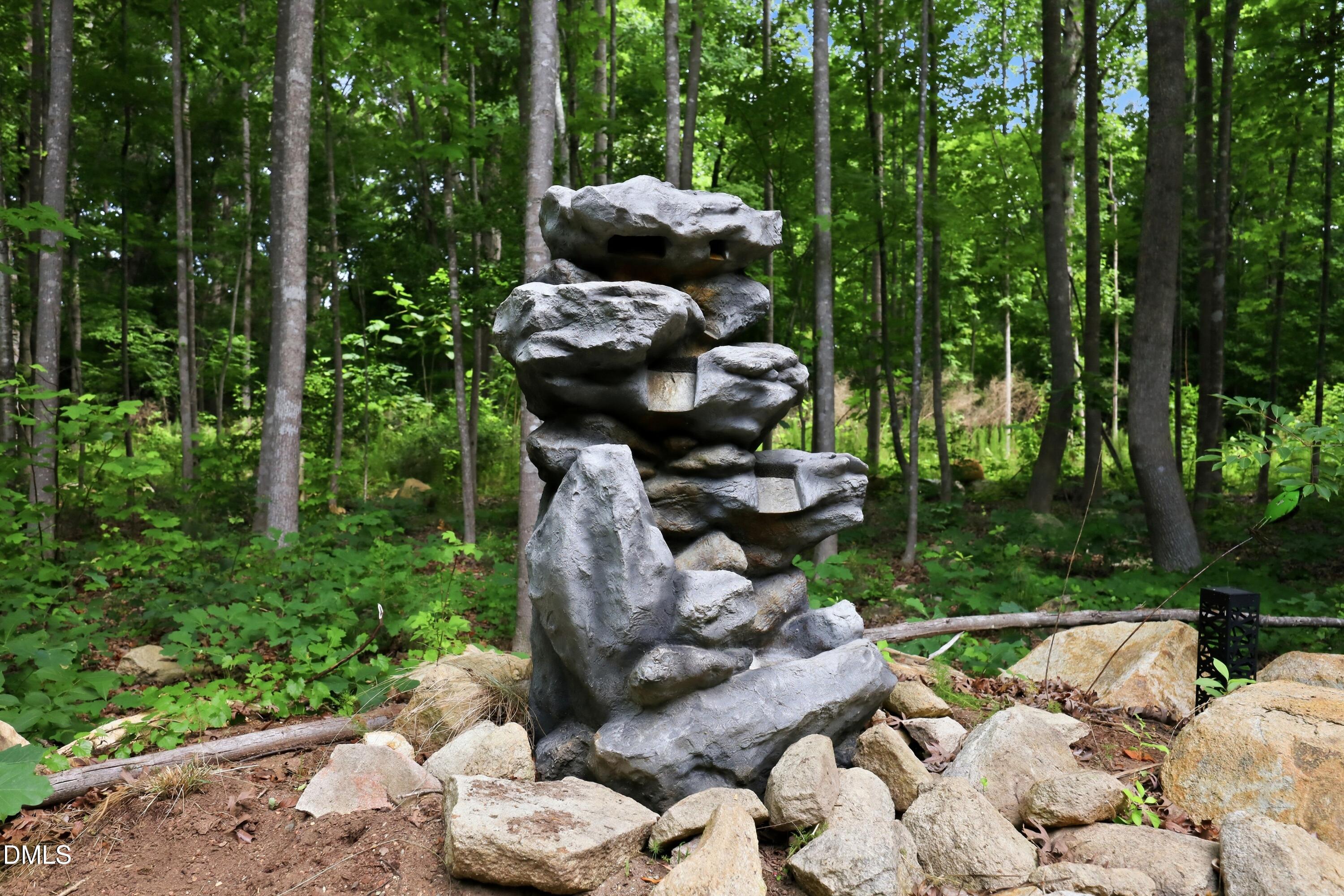 286 Stone Wall Road Pittsboro, NC 27312 - Photo 66 of 71 a backyard of a house with lots of green space