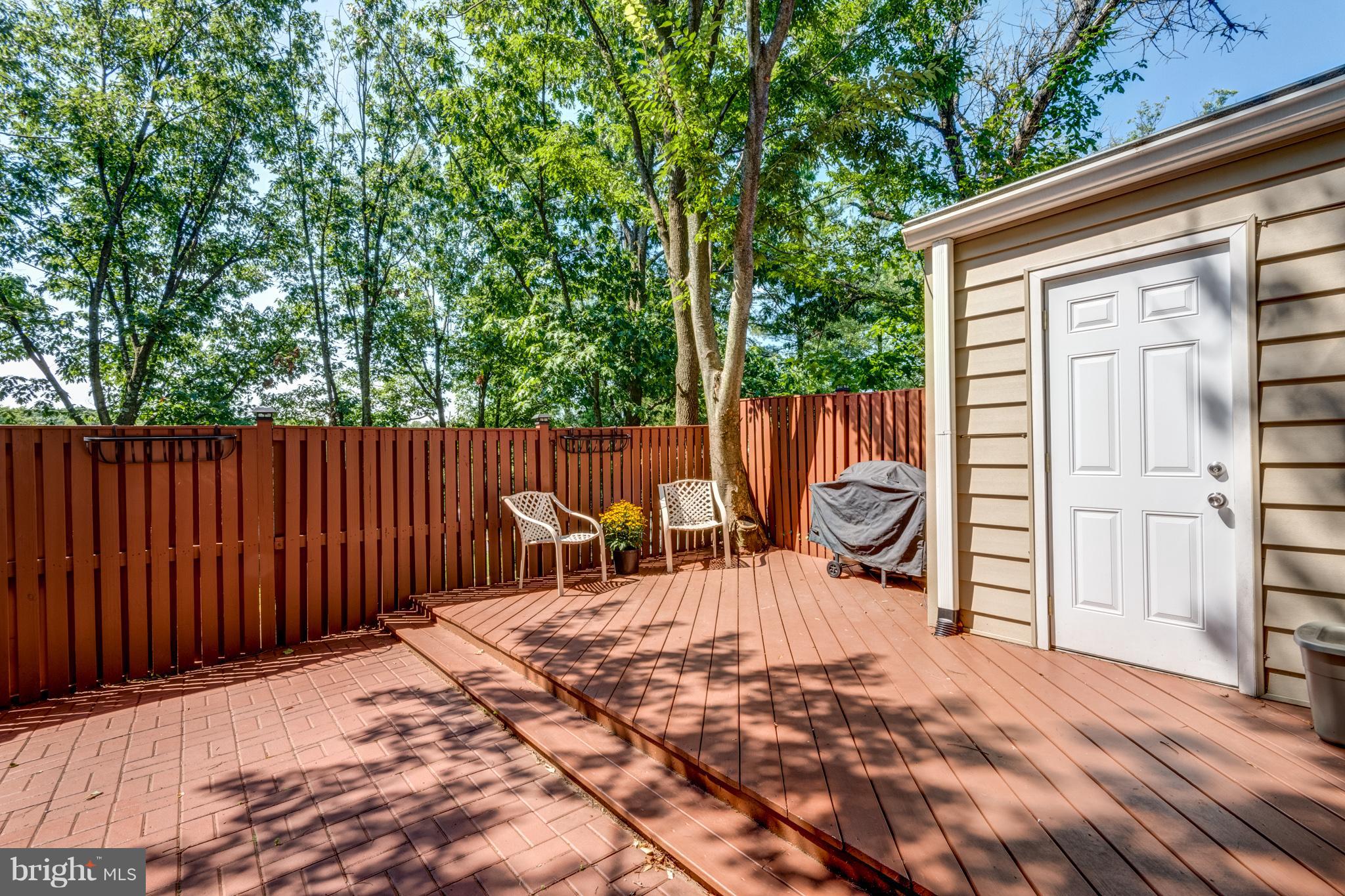 9945 Boise Road Laurel, MD 20708 - Photo 16 of 27 Private paver patio w/storage shed.