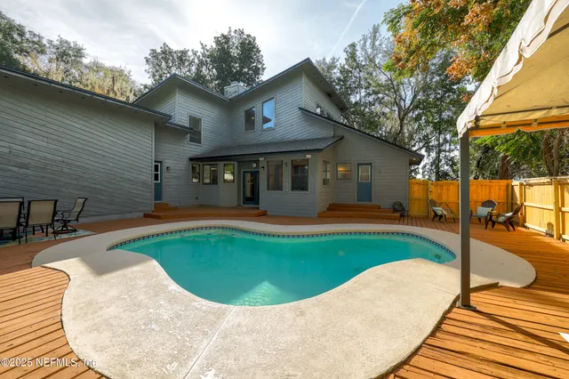a view of a house with pool