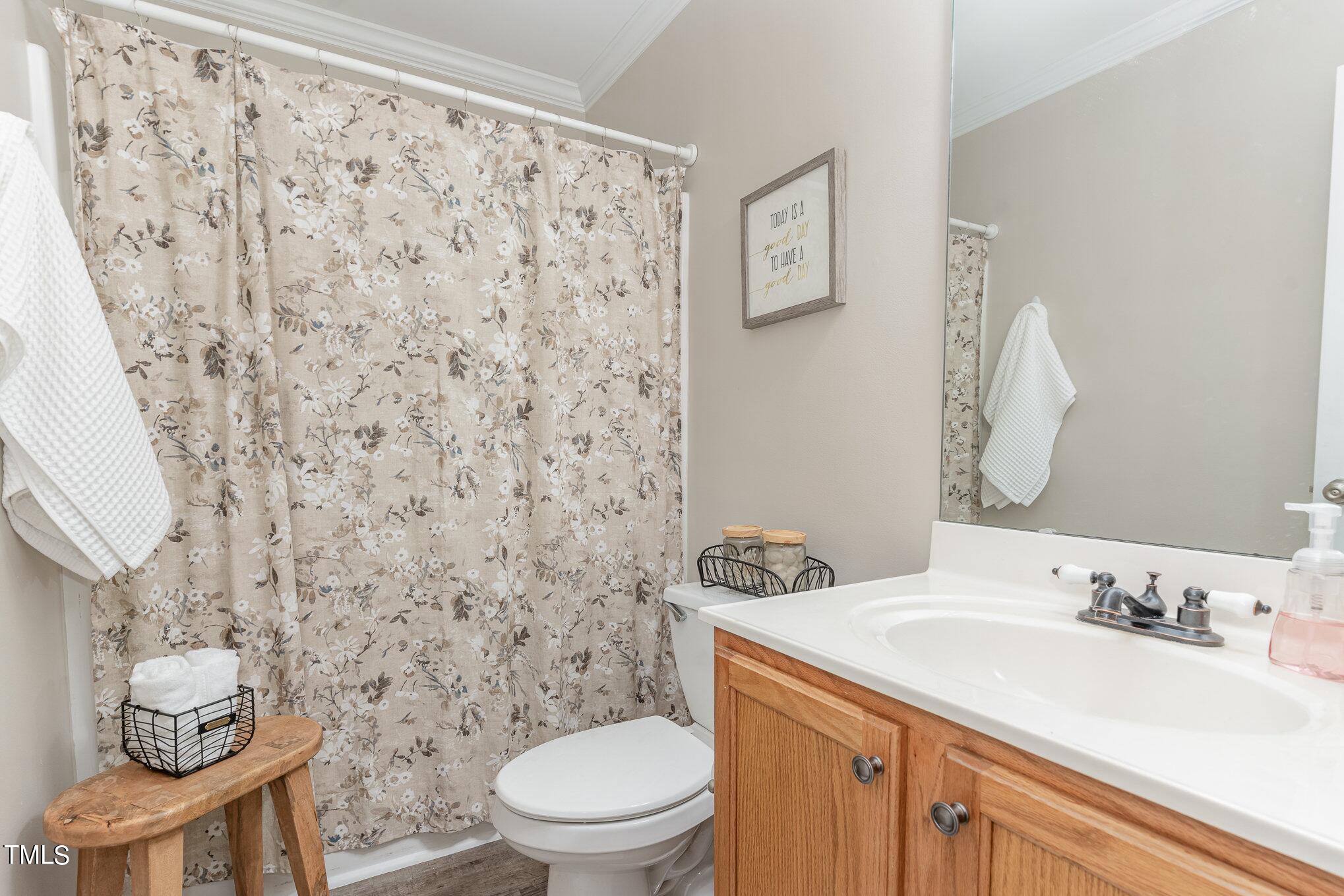 3224 Terrel Mill Road Raleigh, NC 27616 - Photo 15 of 21 a bathroom with a sink toilet and shower