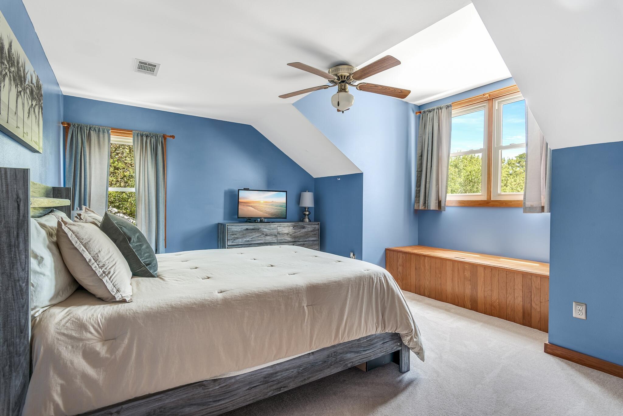 279 Pinewood Lane Inlet Beach, FL 32461 - Photo 29 of 48 a bed room with a bed and a window