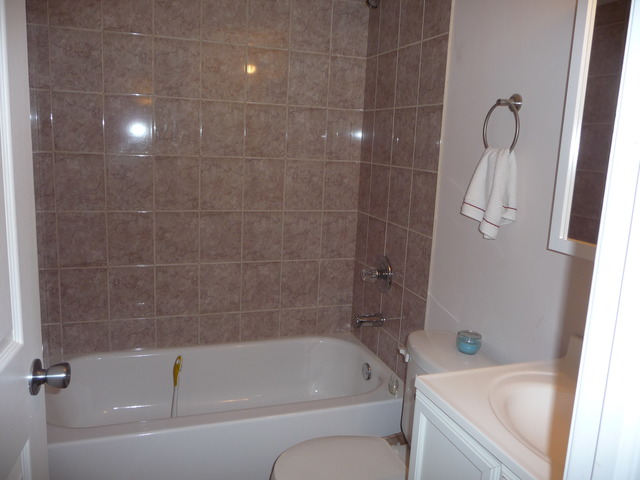 914 East Irving Park Road Itasca, IL 60143 - Photo 12 of 21 a bathroom with a tub a toilet and a shower