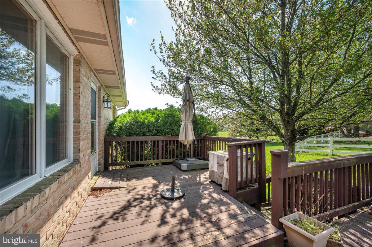 4810 Reyburn Court North Mount Airy, MD 21771 - Photo 58 of 61 a view of backyard with deck and outdoor seating