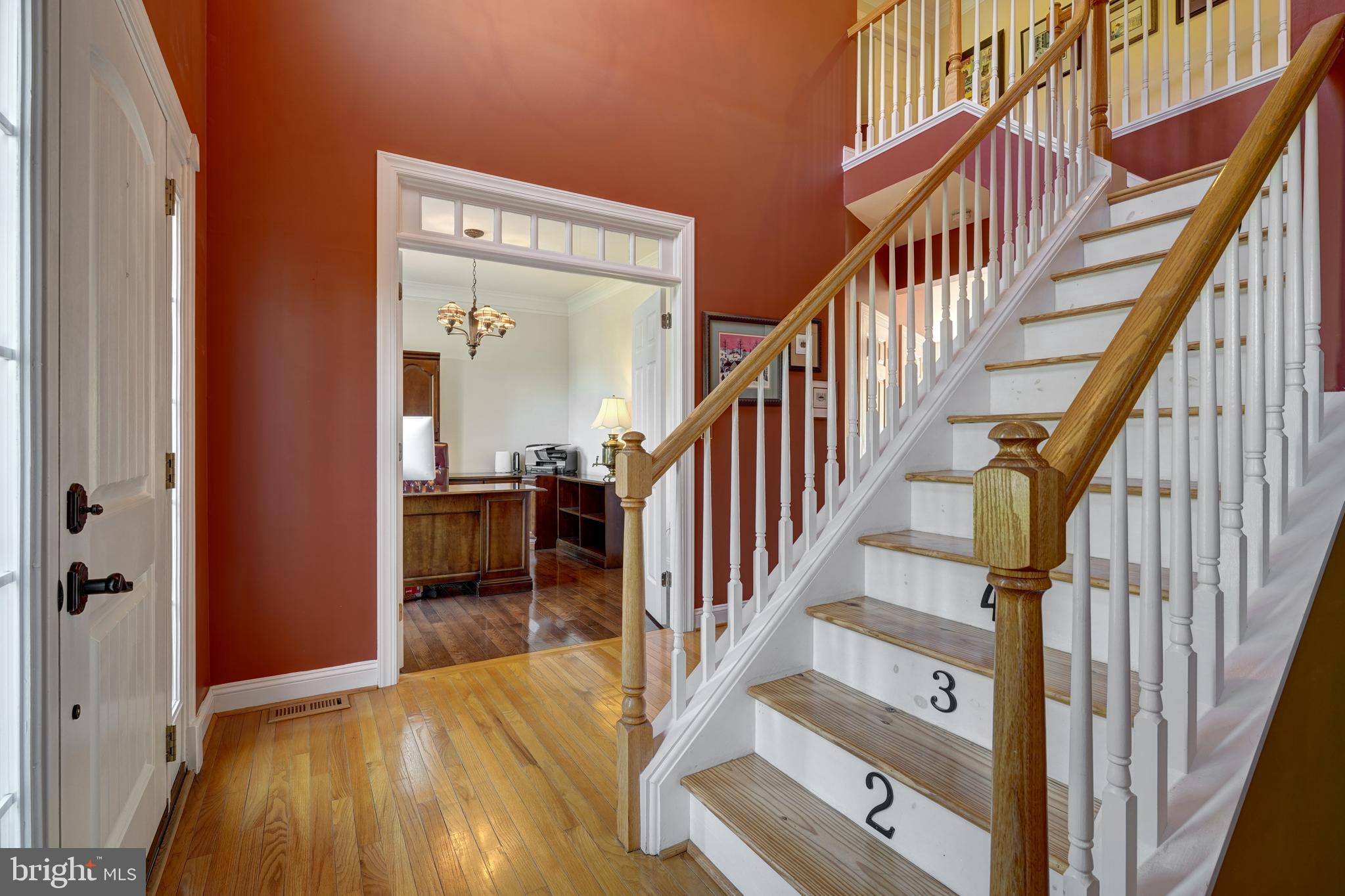 328 Windy Run Road Doylestown, PA 18901 - Photo 21 of 61 2 story entrance foyer, view into office