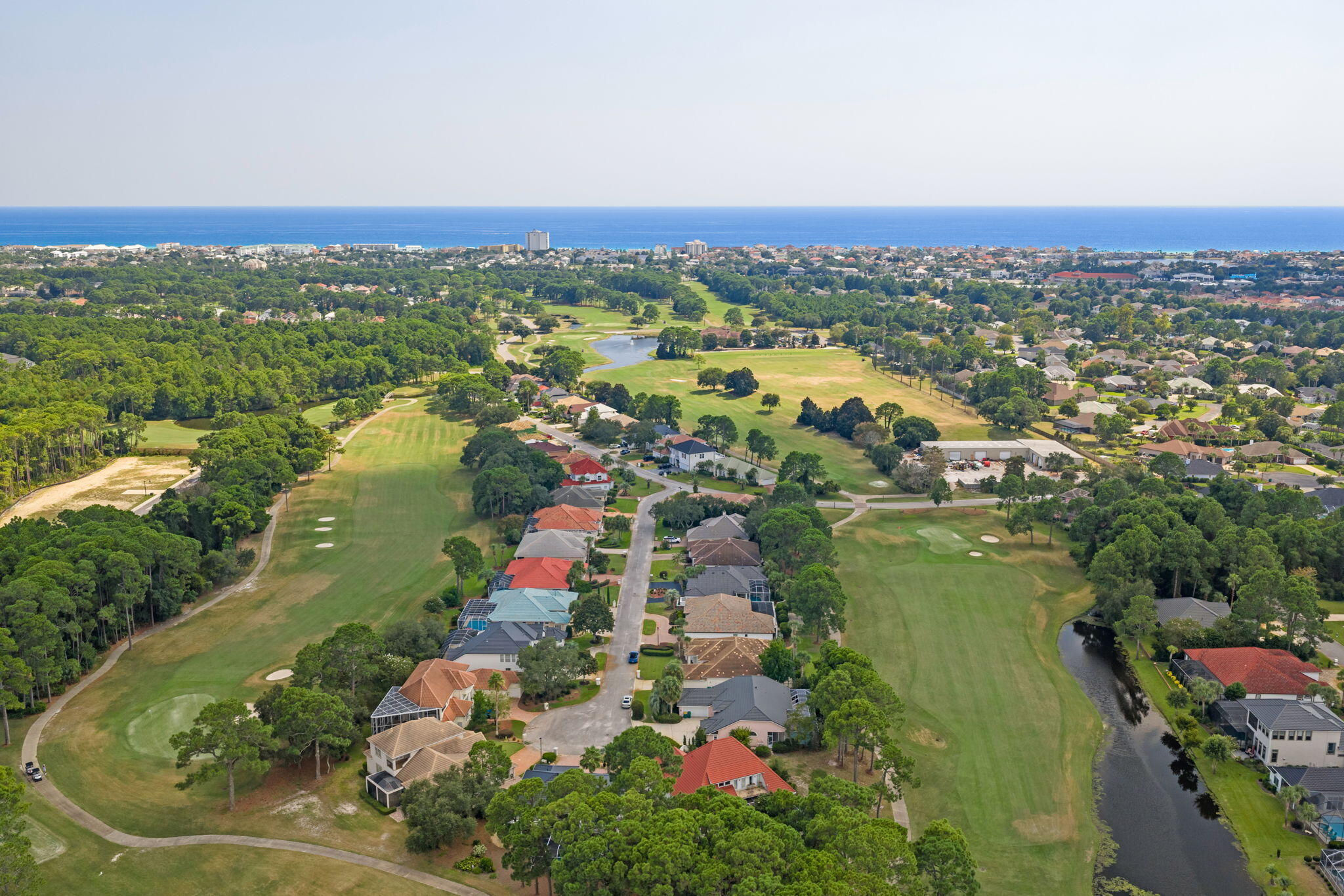 85 Garnet Place Destin, FL 32541 - Photo 45 of 50 an aerial view of city and lake view