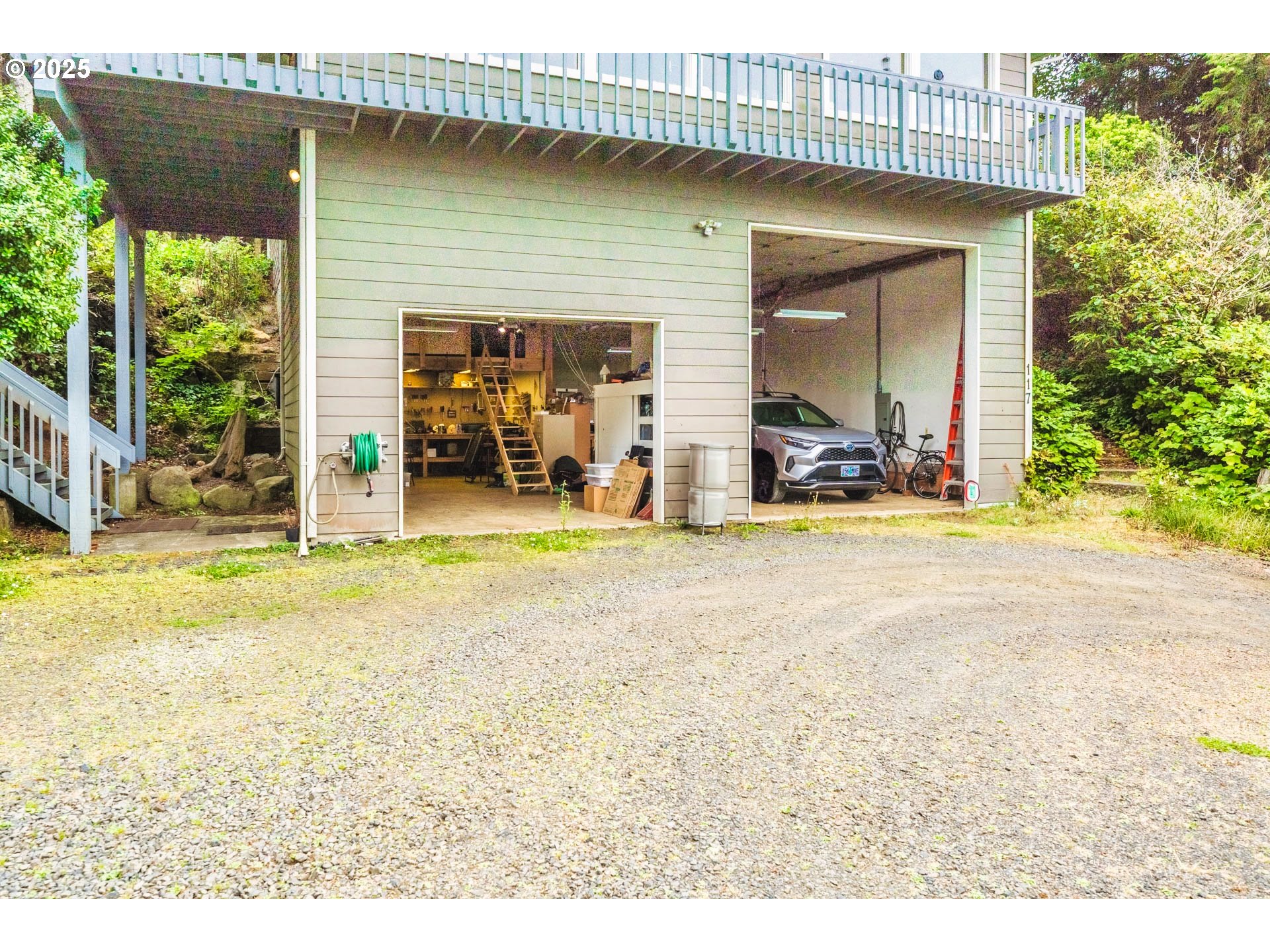 117 Southwest 66th South Beach, OR 97366 - Photo 29 of 40 a view of a house with backyard porch and furniture
