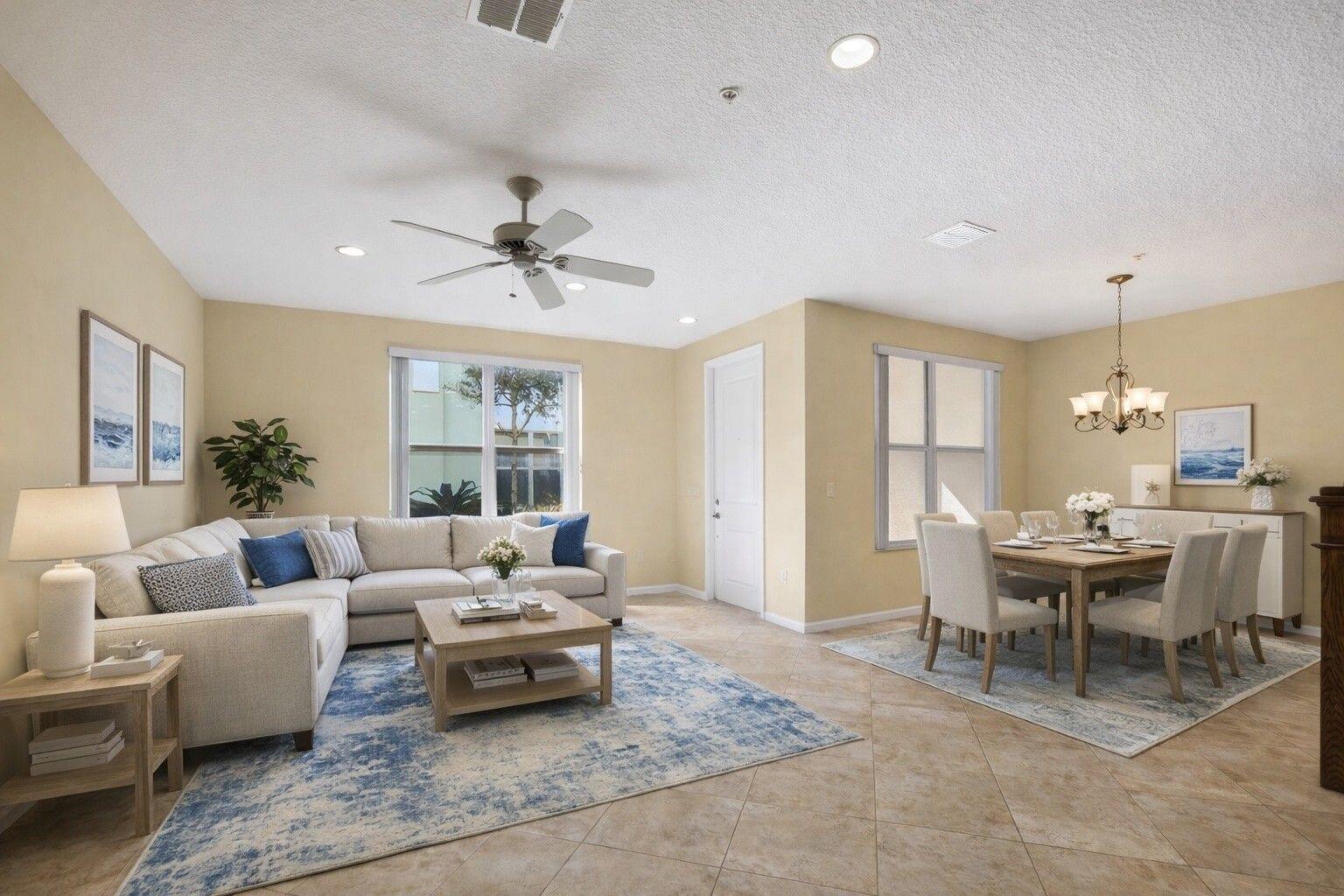 1440 Northwest 48th Drive Boca Raton, FL 33431 - Photo 7 of 51 6c 1440 v-staged LvgDngRm 103