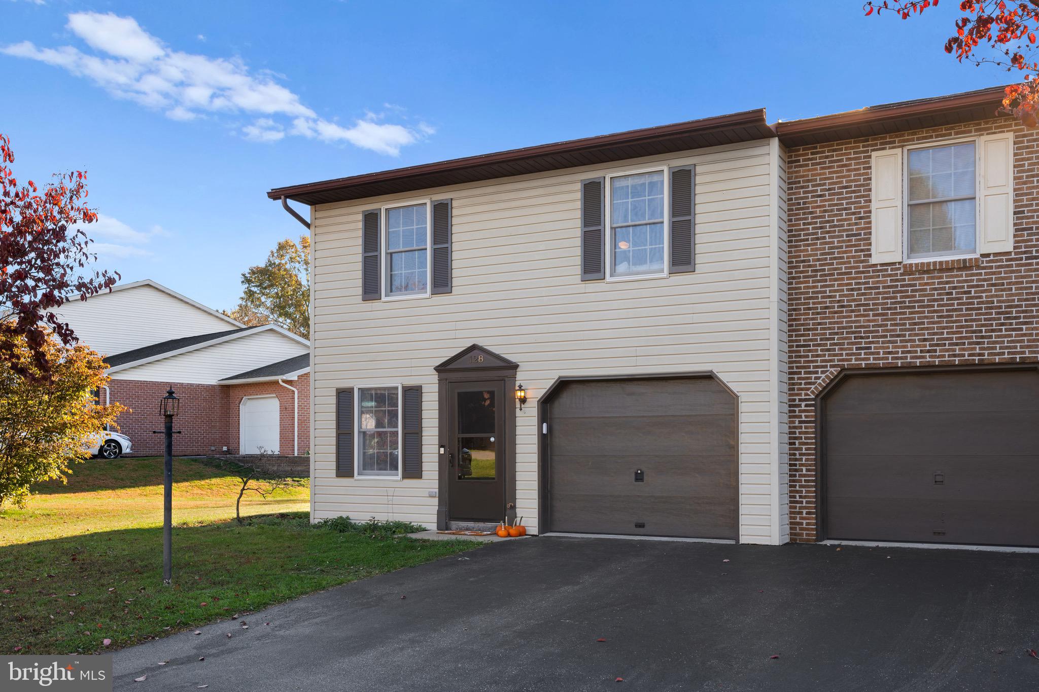 End Row Townhome | Front Exterior