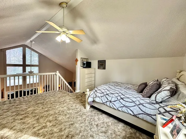 a view of yard with green space