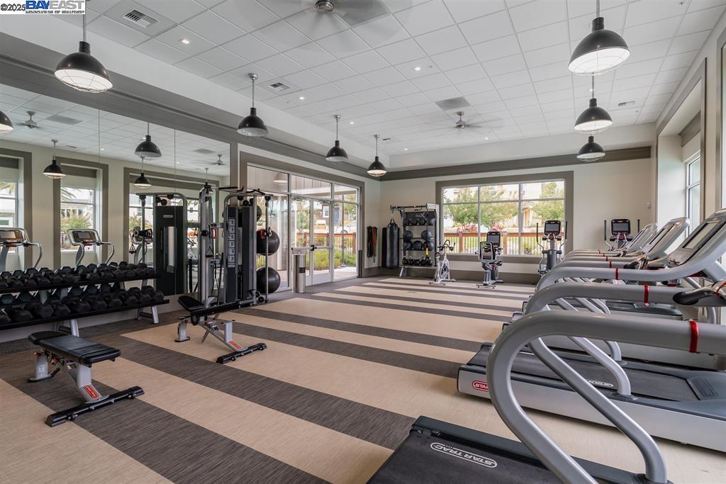 4519 Spring Mountain Way Dublin, CA 94568 - Photo 48 of 52 a view of a room with gym equipment