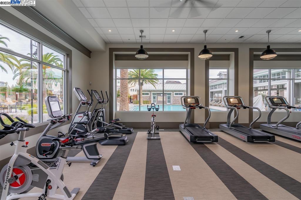 4519 Spring Mountain Way Dublin, CA 94568 - Photo 49 of 52 a view of a room with gym equipment