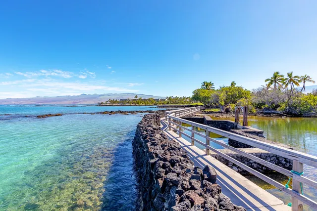 a view of a lake with houses