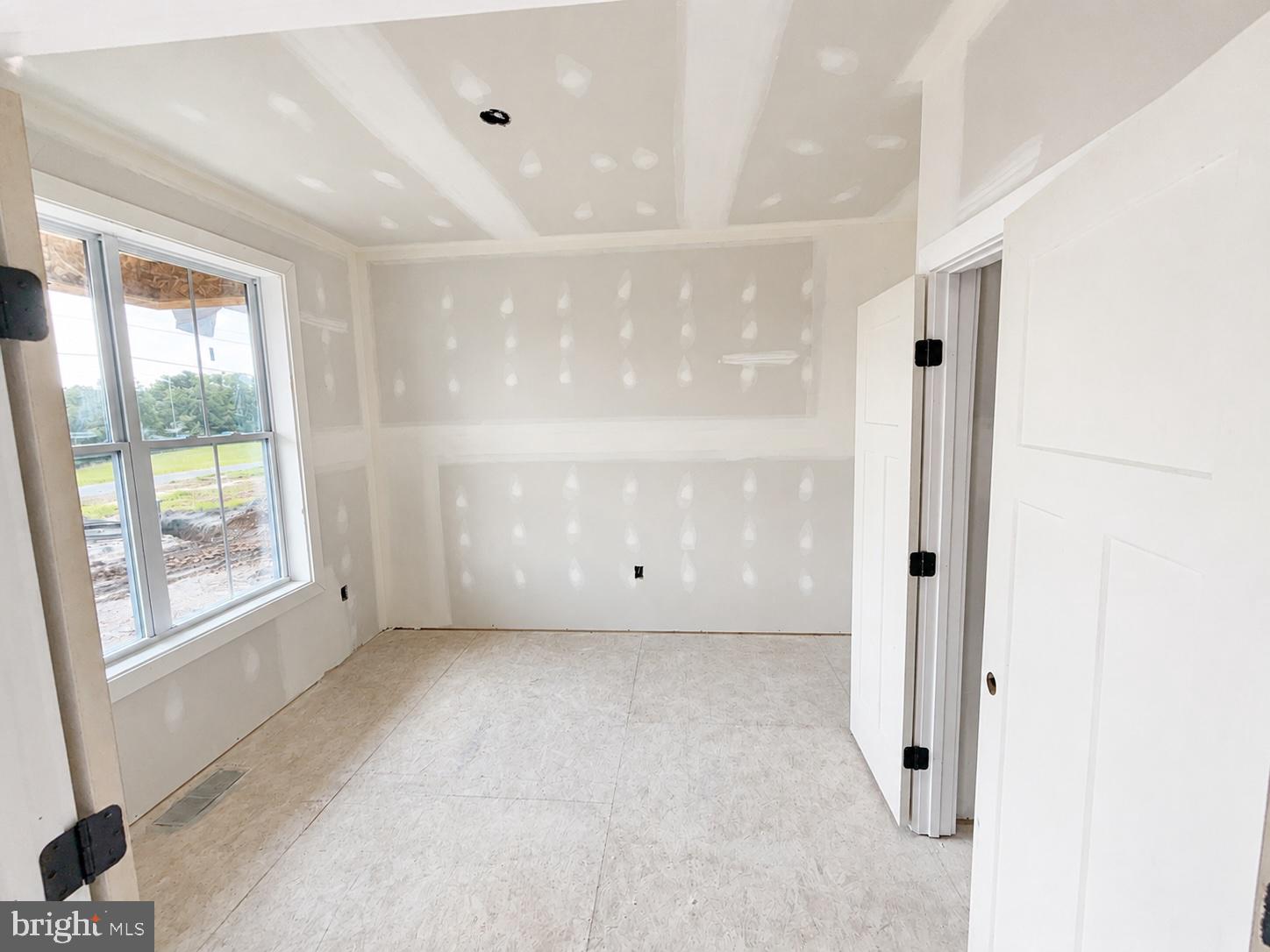Bright, airy room ready for finishing.