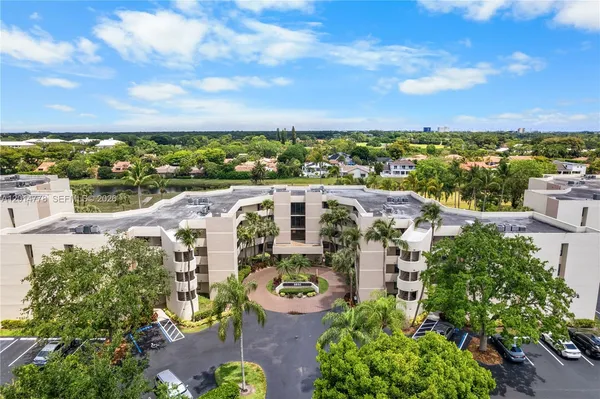 an aerial view of residential house with outdoor space