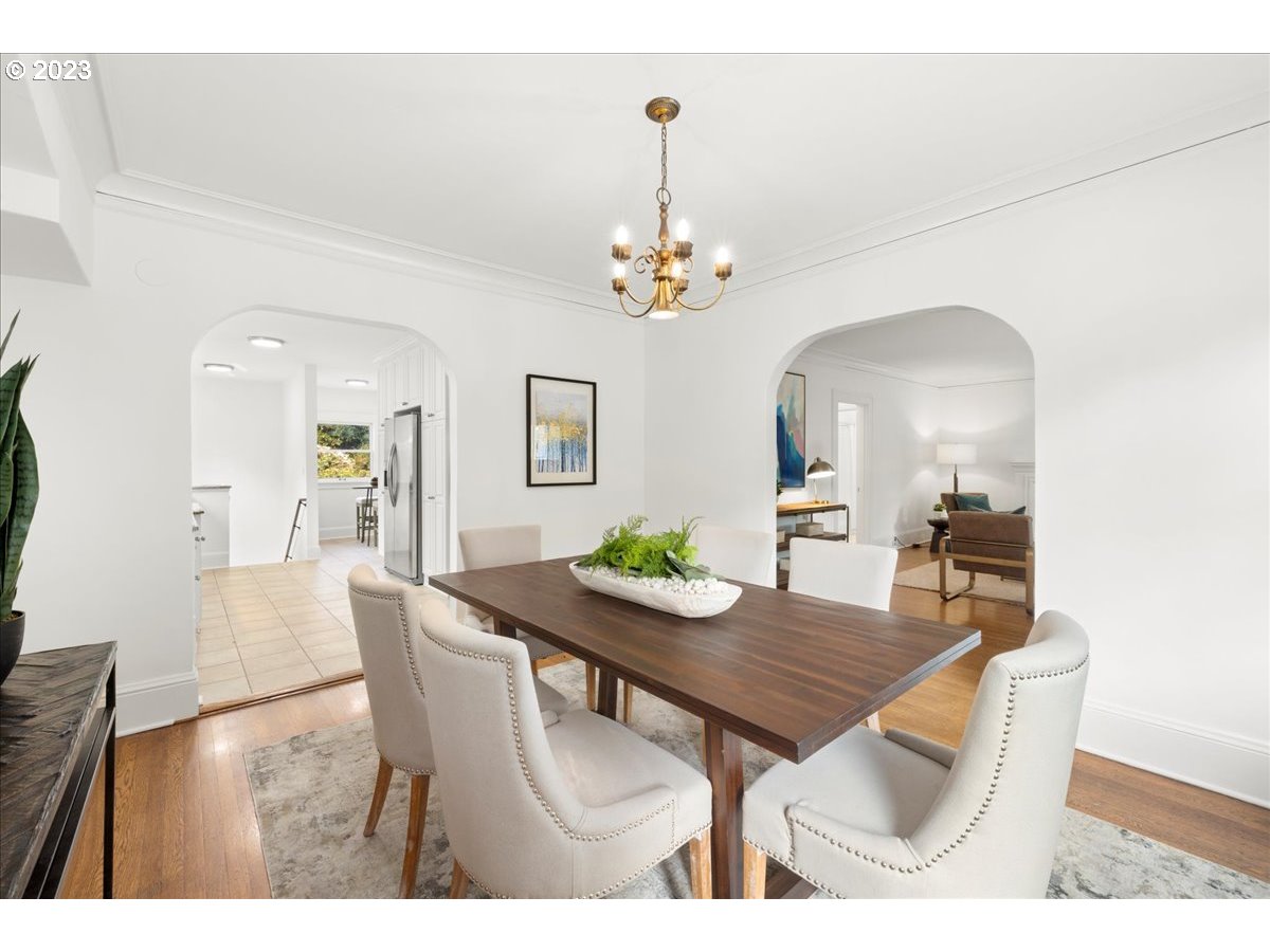 2015 Northeast 38th Avenue Portland, OR 97212 - Photo 12 of 32 a view of a dining room with furniture and wooden floor