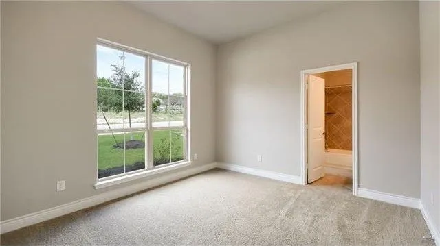 a front view of house with a garden