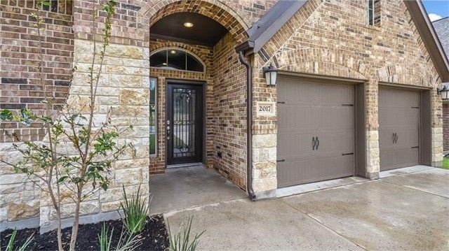 2017 Limestone Lake Drive Georgetown, TX 78633 - Photo 4 of 25 a view of entryway with brick walls
