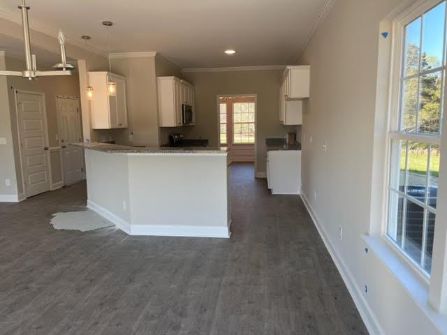 1510 Jack Davis Road Monroe, NC 28112 - Photo 10 of 22 a large white kitchen with a refrigerator a microwave oven a sink and a large window
