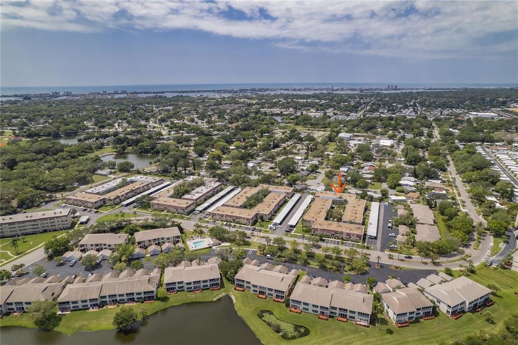 10032 65th Avenue North, Unit 24 St. Petersburg, FL 33708 - Photo 56 of 56 an aerial view of multiple house