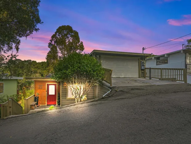 a view of a house with a outdoor space