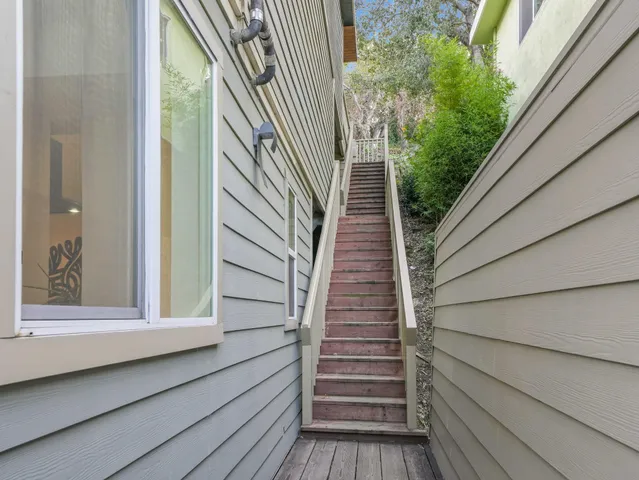 a view of outdoor space and deck