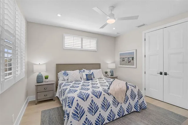 a view of a balcony with furniture