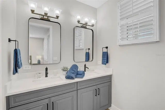 a view of backyard with green space