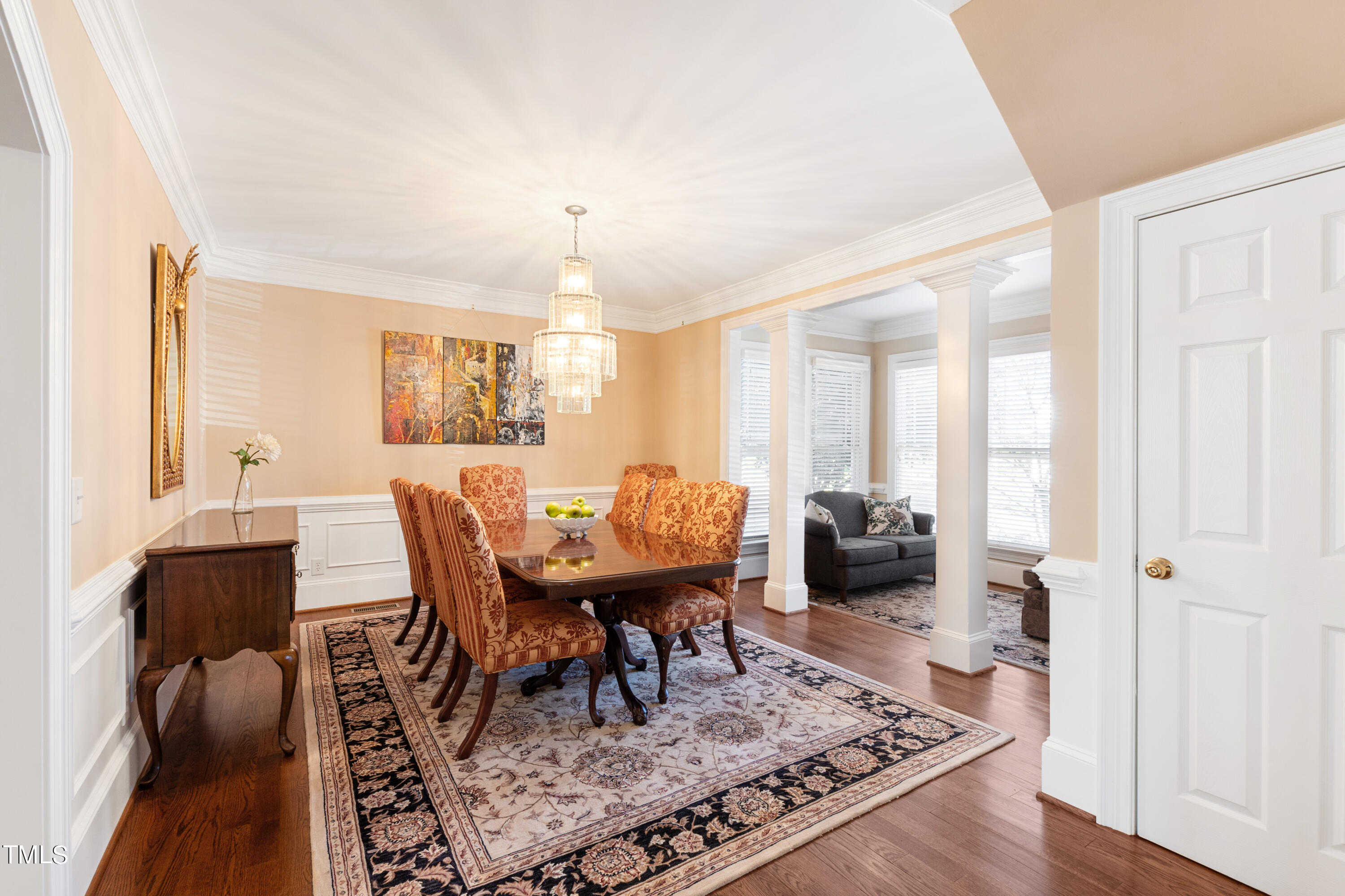 229 Woodburn Road Raleigh, NC 27605 - Photo 15 of 64 a view of a dining room with furniture