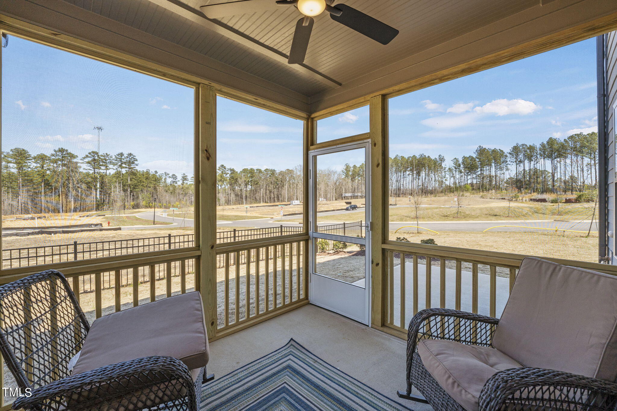 2130 Mars Hill Lane Apex, NC 27502 - Photo 19 of 21 a view of a city from a balcony