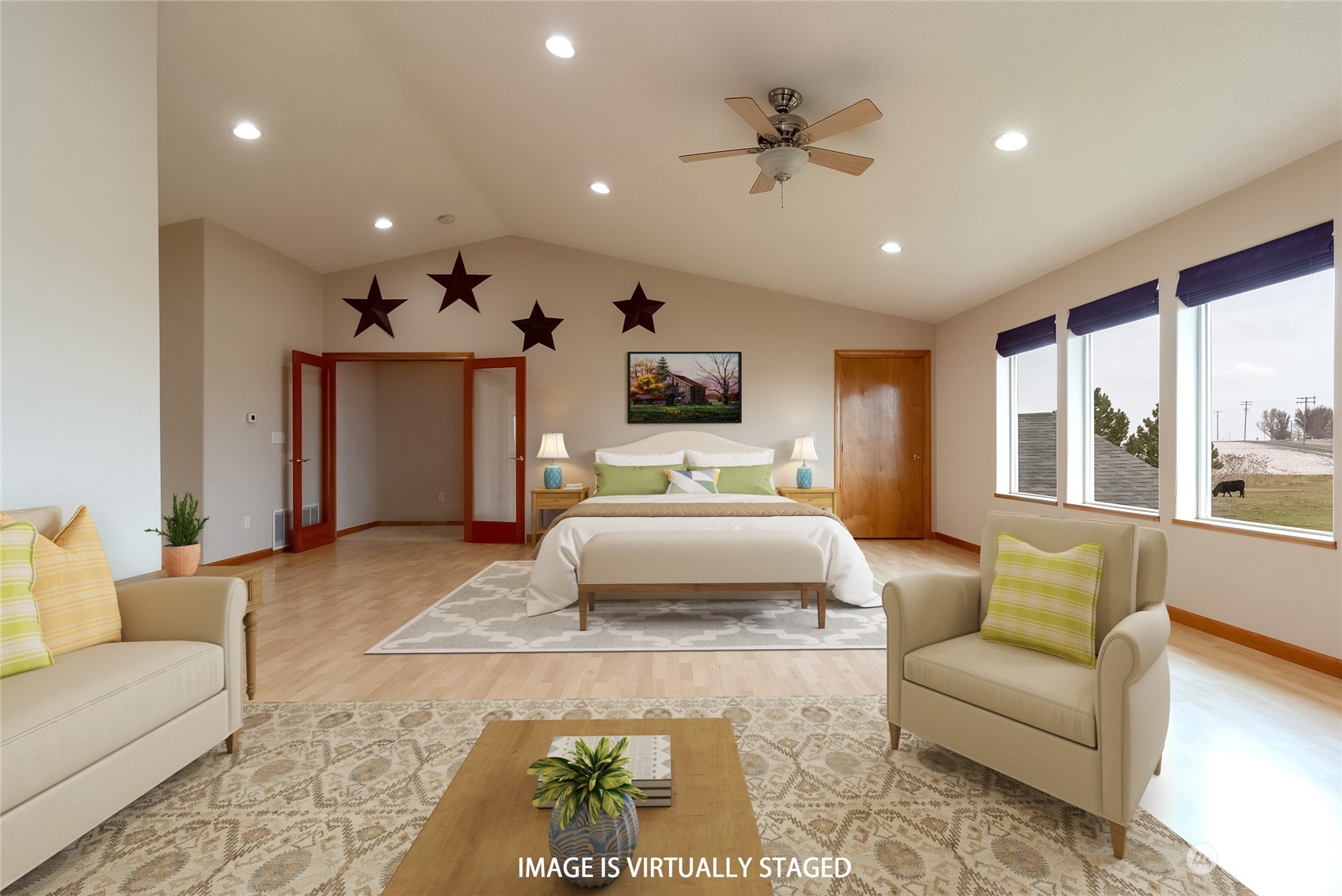 266 Thurber Road Touchet, WA 99360 - Photo 22 of 39 a living room with furniture and a large window