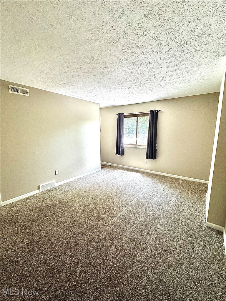 7050 Chillicothe Road, Unit B18 Mentor, OH 44060 - Photo 16 of 24 Carpeted spare room featuring a textured ceiling