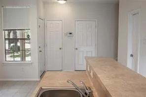 a close view of sink and tap