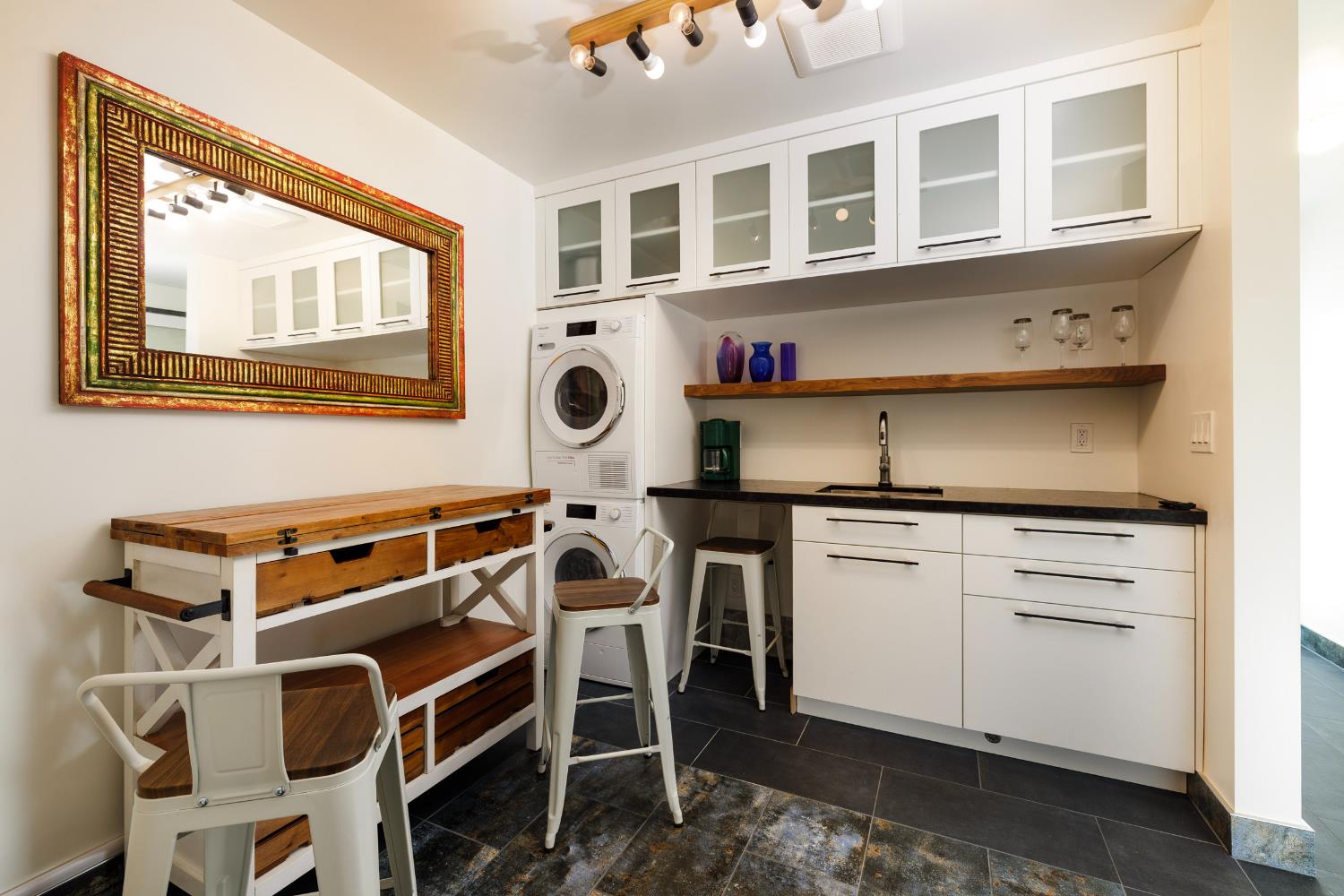 1417 Foothill Road Ojai, CA 93023 - Photo 29 of 41 a kitchen with a stove and cabinets