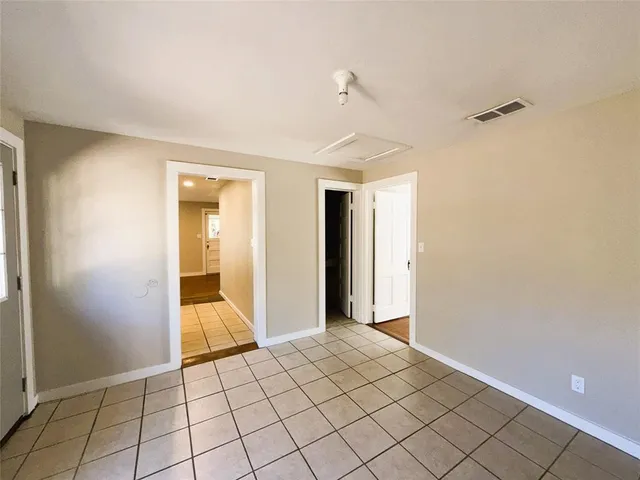 a view of a room with window