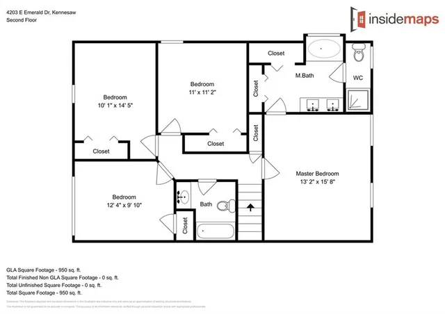 $2,400 | 4203 East Emerald Drive Northwest, Kennesaw, GA 30144
