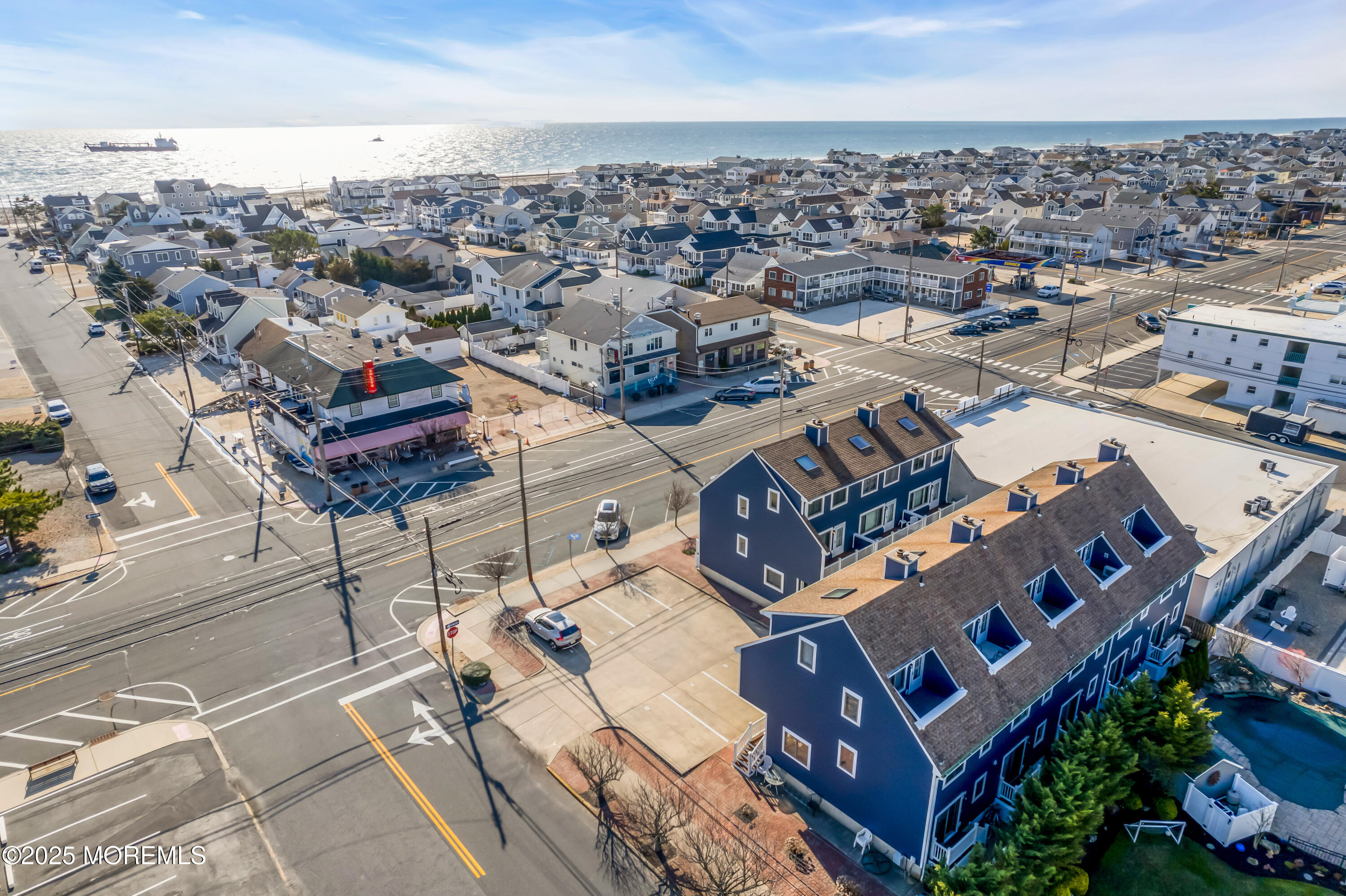 1900 Grand Central Avenue, Unit 3 Lavallette, NJ 08735 - Photo 19 of 21 an aerial view of a city with lots of residential buildings