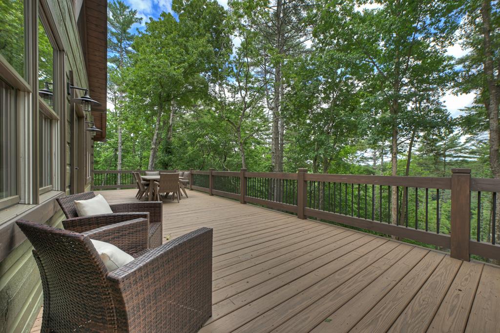 1312 Hicks Ford Road Ellijay, GA 30540 - Photo 93 of 95 Open wrap around deck space on main level with mou
