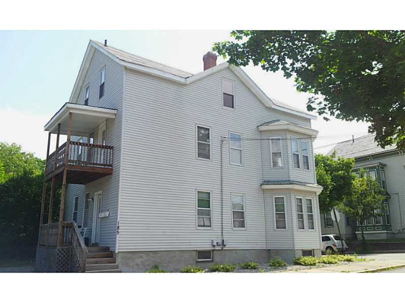 185 Church Street Woonsocket, RI 02895 - Photo 2 of 6 Exterior Front. Please note third level. Possible expansion for that townhouse look between second and third floors.