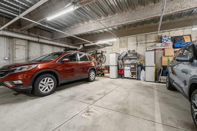 a view of parking garage