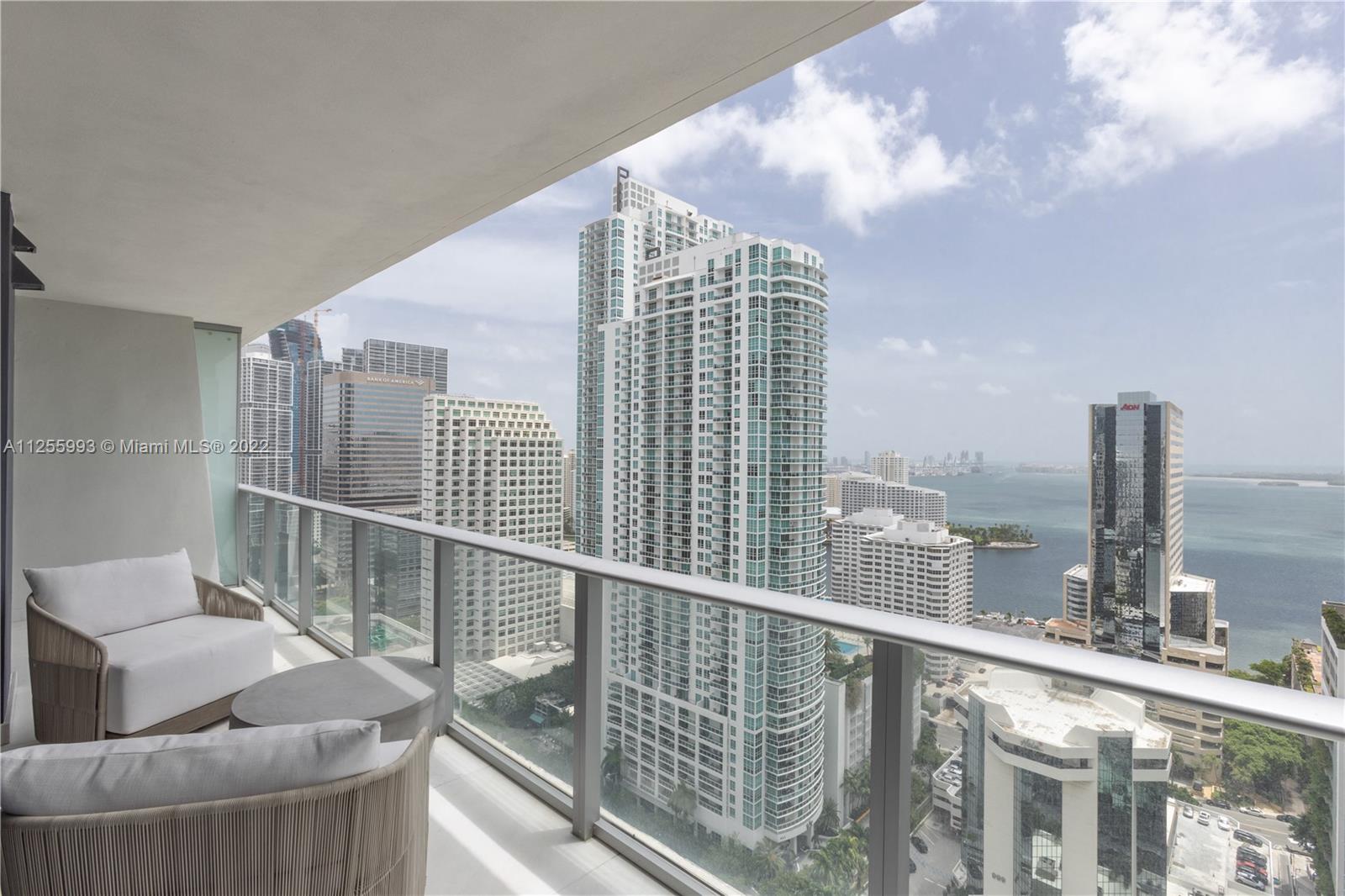 1010 Brickell Avenue, Unit 3003 Miami, FL 33131 - Photo 23 of 32 a view of balcony with city view