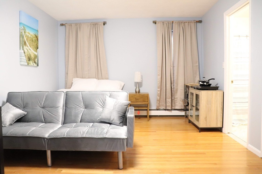 12 Regent Street, Unit 2 Cambridge, MA 02140 - Photo 31 of 42 a living room with furniture and a fireplace