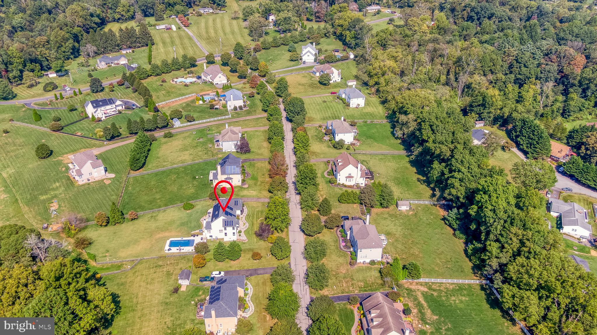 35 South View Road Rising Sun, MD 21911 - Photo 84 of 92 an aerial view of residential houses with outdoor space and trees