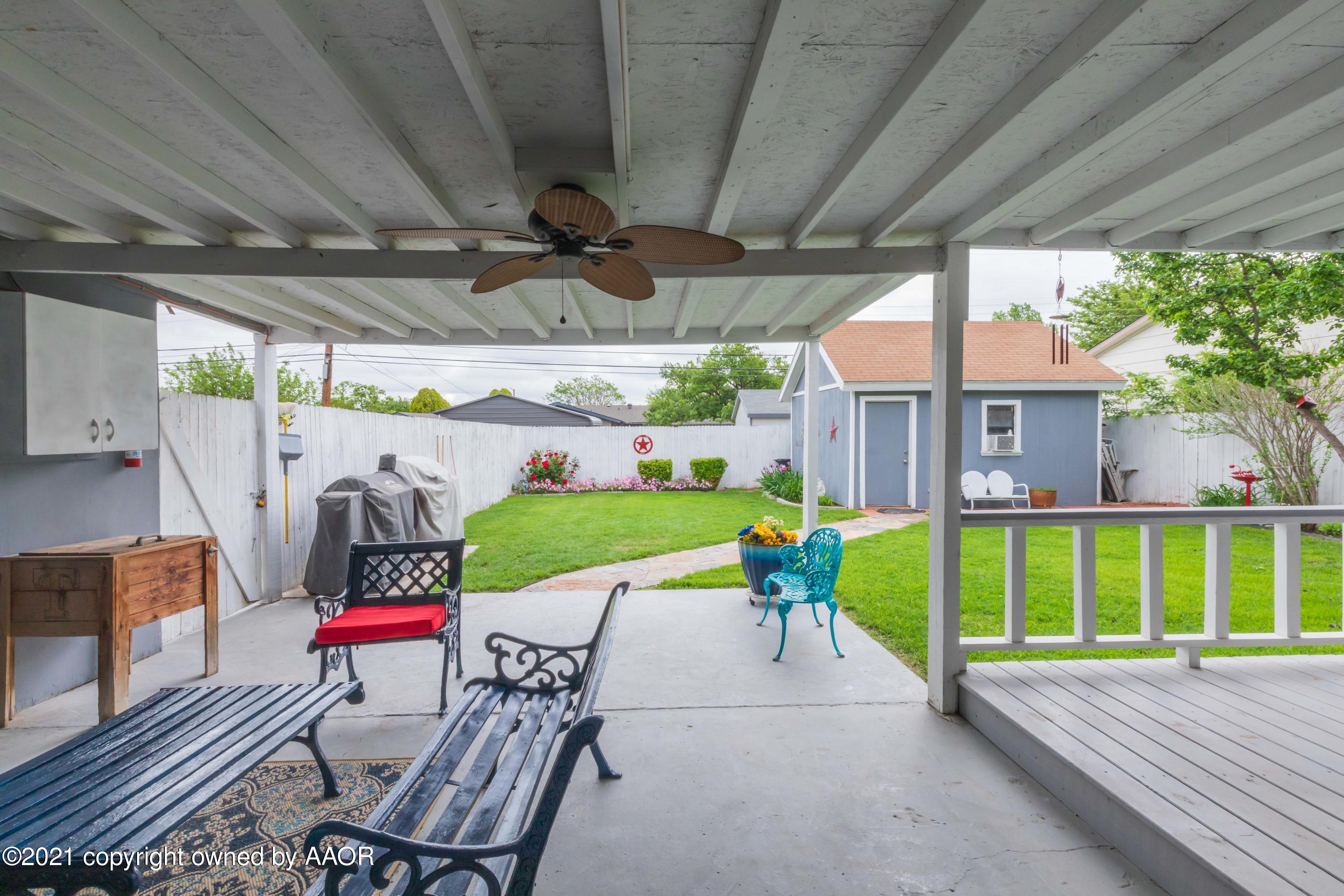 4707 Journey Street Amarillo, TX 79110 - Photo 54 of 65 a view of a table and chairs in patio