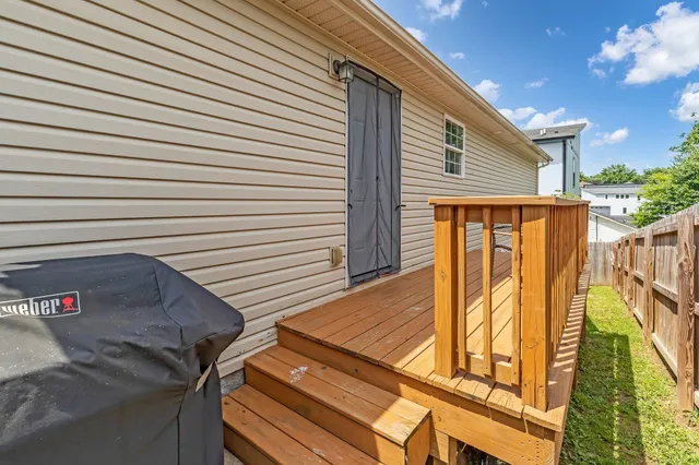 a view of outdoor space with deck