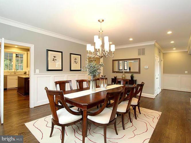 5816 Plainview Road Bethesda, MD 20817 - Photo 3 of 30 Dining Room open to Kitchen